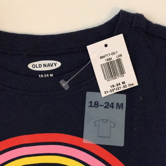 Old Navy Baby Girl Size 18-24 Month Short Sleeve Tops (Quantity 2) - Picture 3 of 6